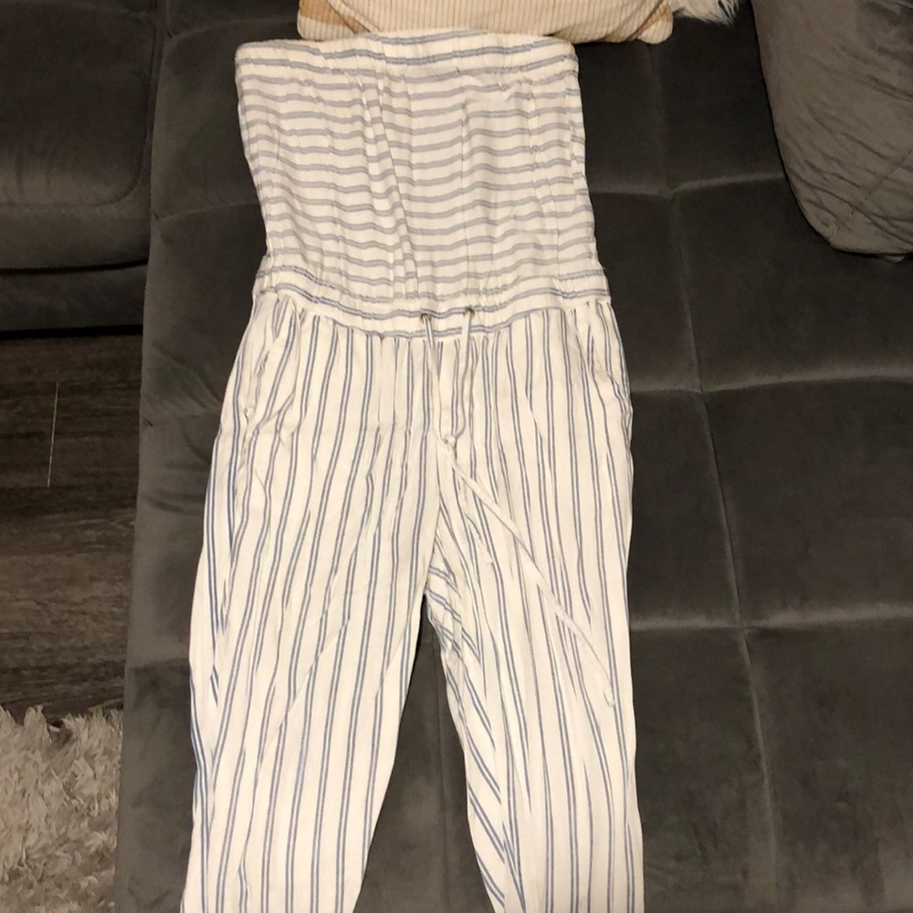 Striped jumpsuit